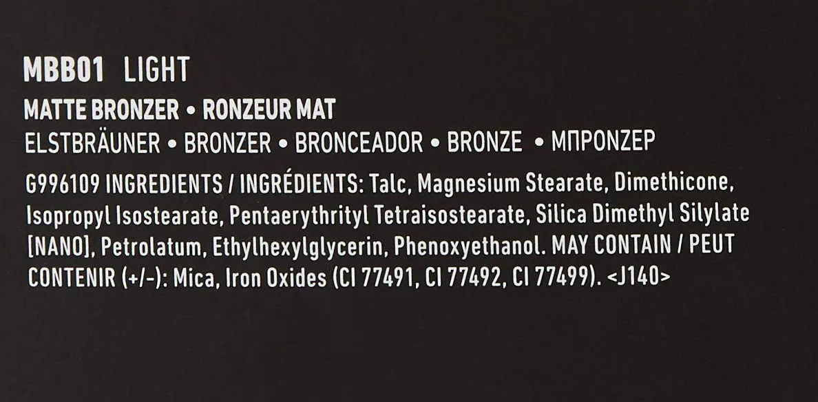 NYX PROFESSIONAL MAKEUP Matte Bronzer, Light