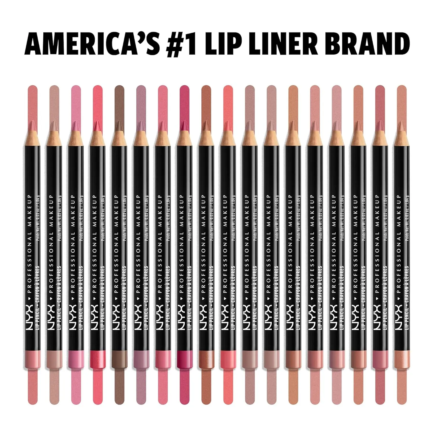 NYX PROFESSIONAL MAKEUP Slim Lip Pencil (Peakaboo Neutral)   Butter Gloss (Sugar Glass, Clear), 3-Pack Bundle