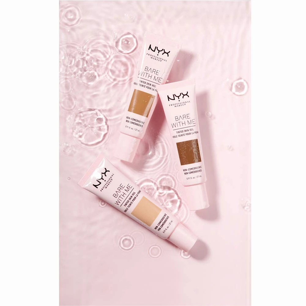 NYX PROFESSIONAL MAKEUP Bare With Me Tinted Skin Veil, Lightweight BB Cream - True Beige Buff