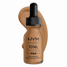 NYX PROFESSIONAL MAKEUP Total Control Pro Drop Foundation, Skin-True Buildable Coverage - Golden