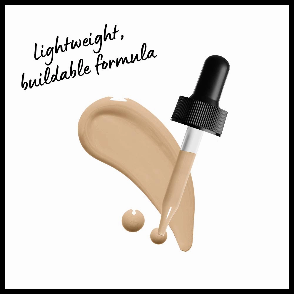 NYX PROFESSIONAL MAKEUP Total Control Pro Drop Foundation, Skin-True Buildable Coverage - Nude