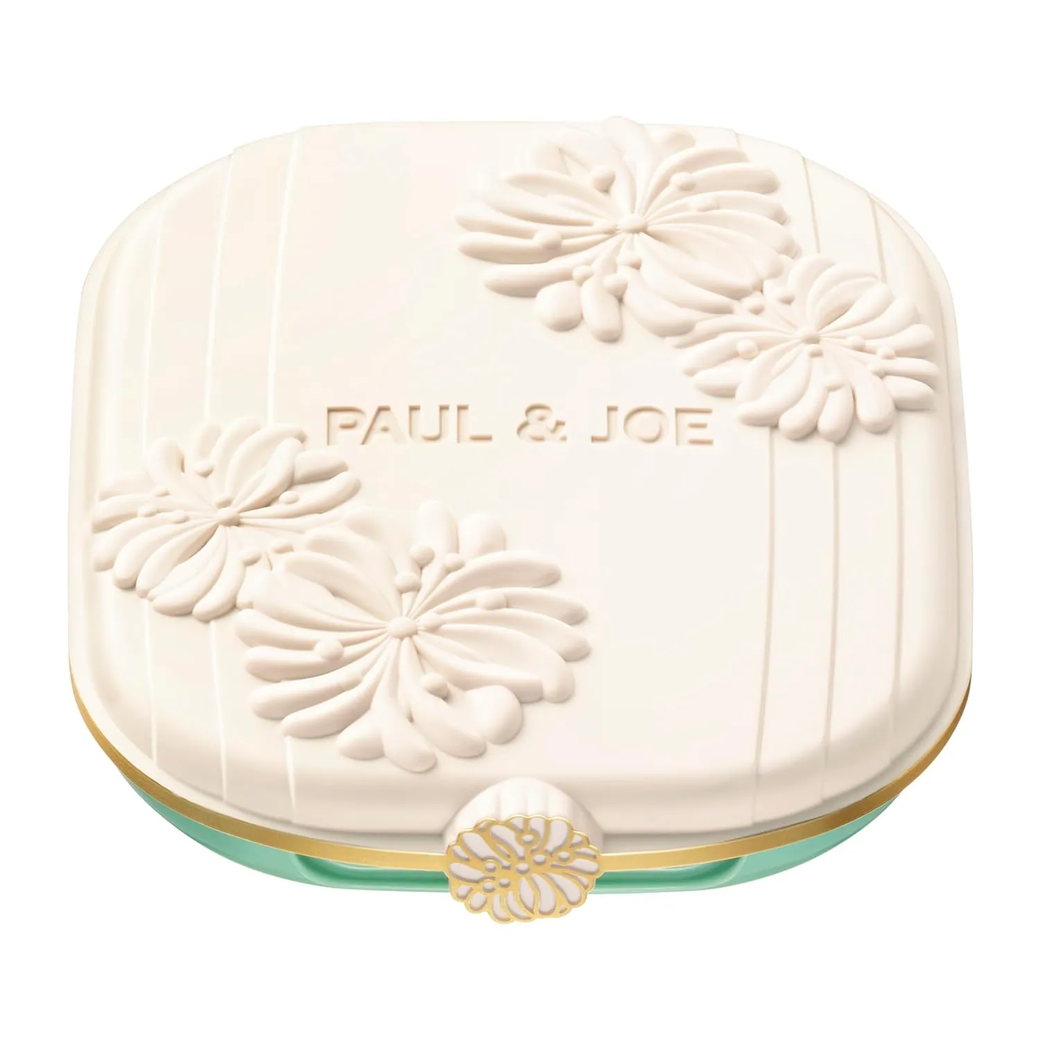 Paul & Joe Eye Color Palette 05 Bookshelf, Four Colors Powder Eye Shadows, Yellow, Green, Orange, Brown, 0.14 oz