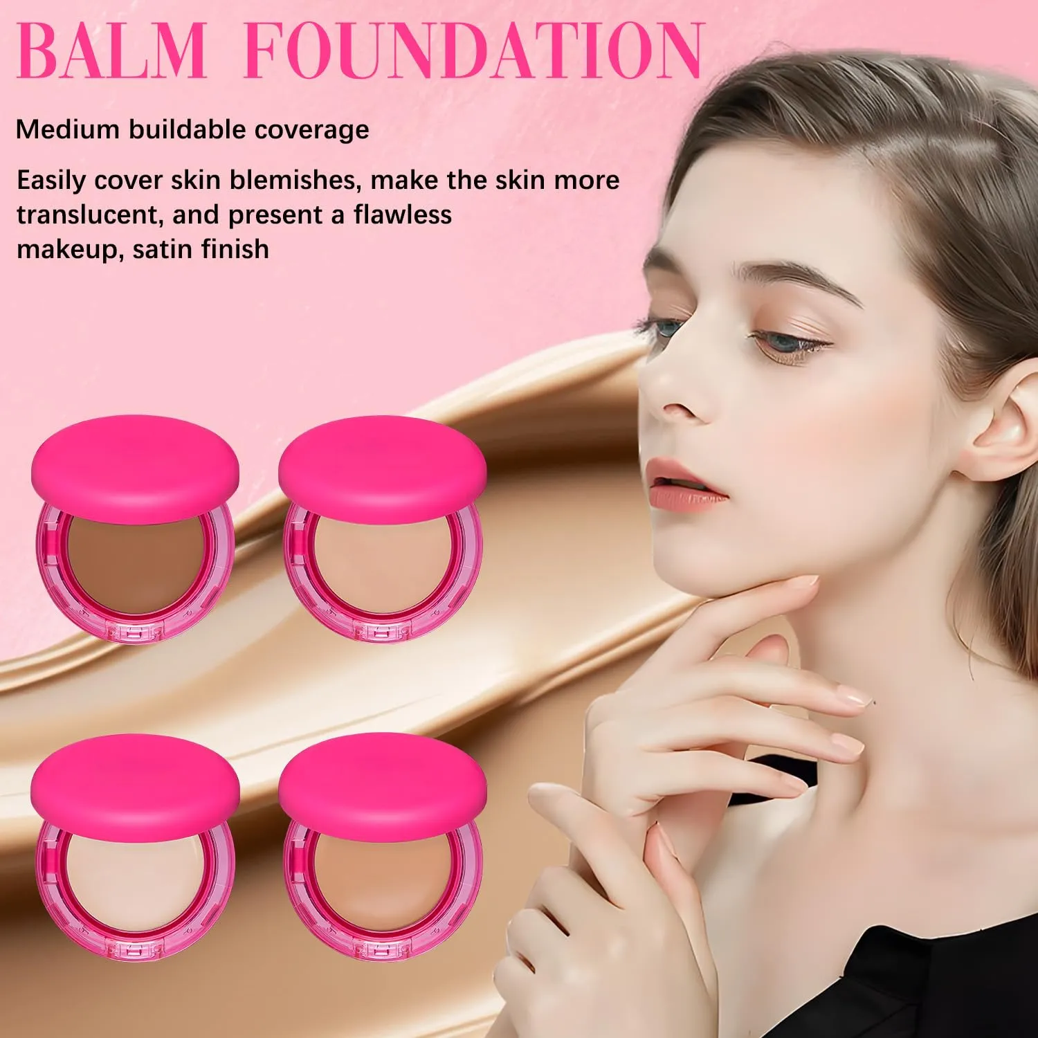Peptide Bounce Foundation – Hydrating, Age-Defying Foundation for Mature Skin And All Skin Types, Vegan, Clean, Natural, Medium Buildable Coverage, Satin Finish (Light)