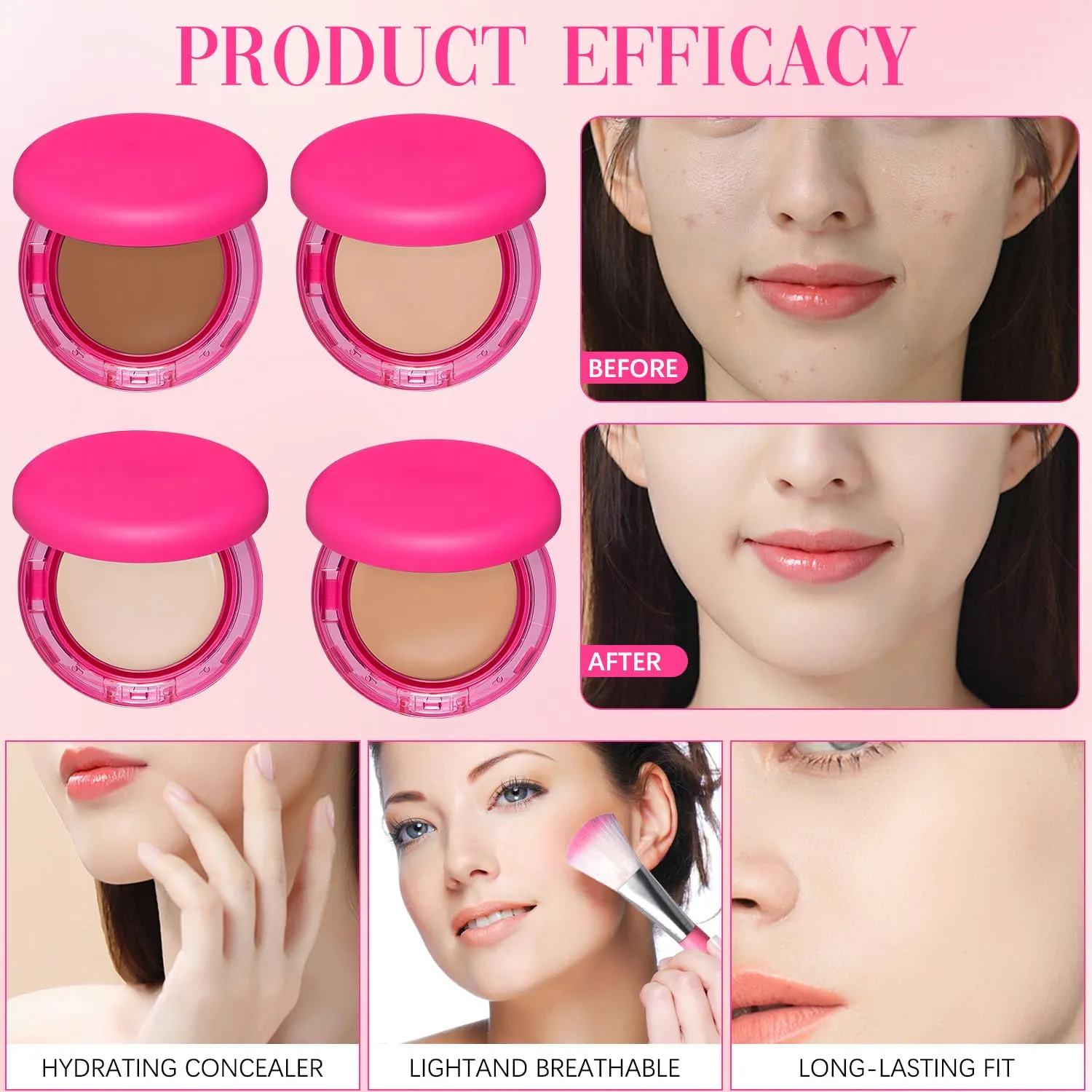 Peptide Bounce Foundation – Hydrating, Age-Defying Foundation for Mature Skin And All Skin Types, Vegan, Clean, Natural, Medium Buildable Coverage, Satin Finish (Light)