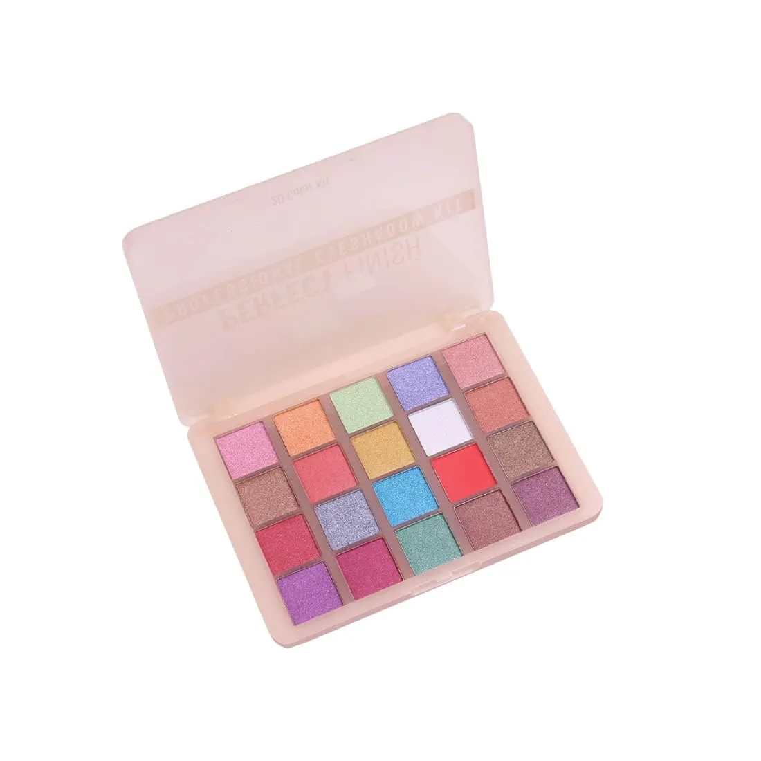 Perfect Finish Professional Eyeshadow Pigmented Colors | Long Wearing And Easily Blendable Eye Makeup Palette | Multicolor - 25Gm | Shimmery & Glitter Finish (Natural)