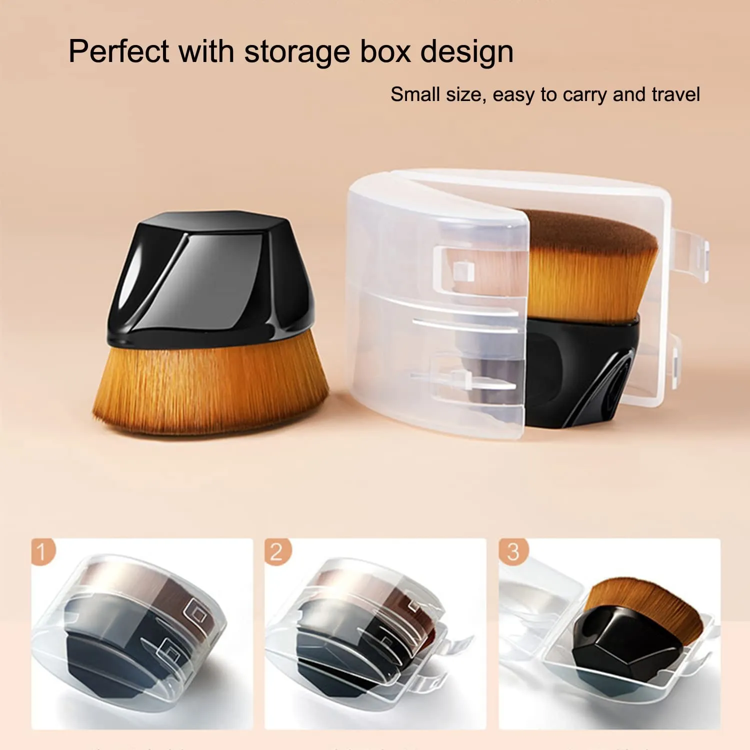 PHOERA Mushroom Head Air Cushion CC Cream Natural Foundation Set, Concealer, Primer, Powder, Foundation Brushes (104 Buff Beige  04 Buff Beige CC)