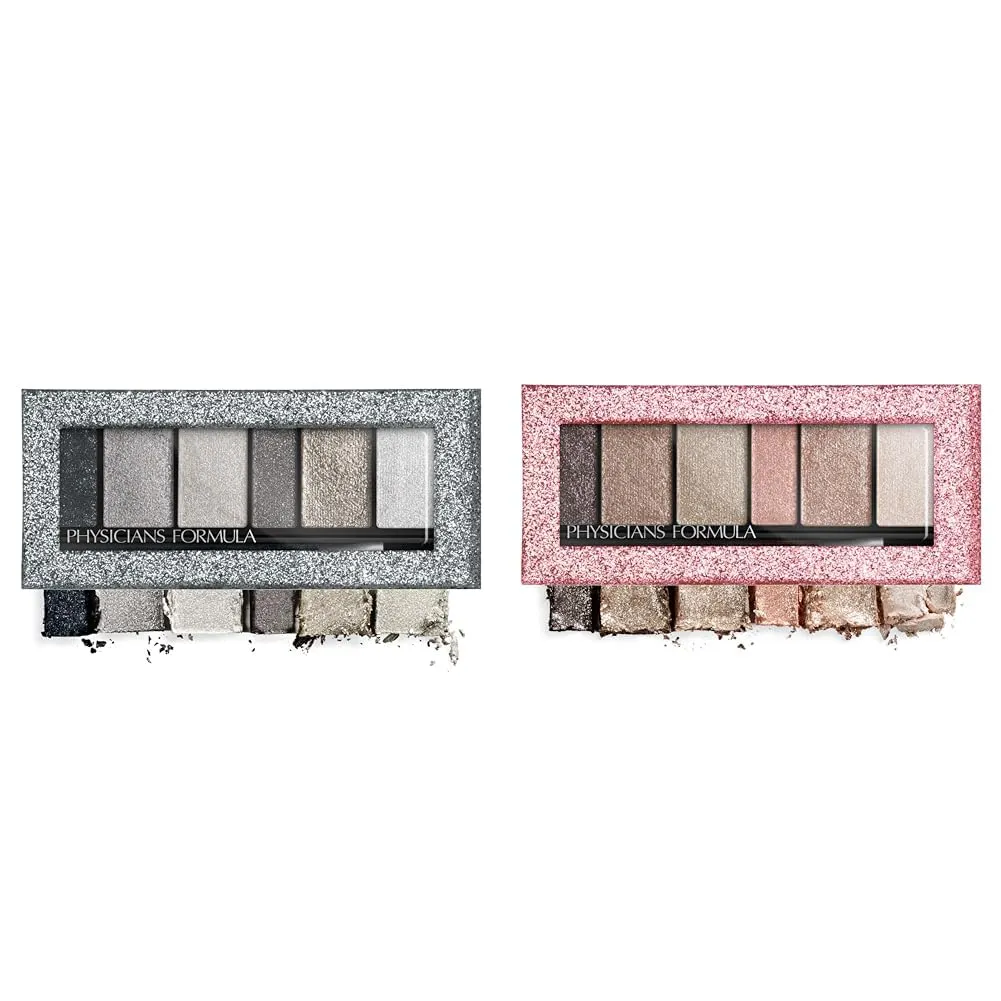 Physicians Formula Shimmer Strips Custom Eye Enhancing Eyeshadow & Eyeliner Smoky Eyes 6 Shades and Nude Naked Eyes 6 Shades