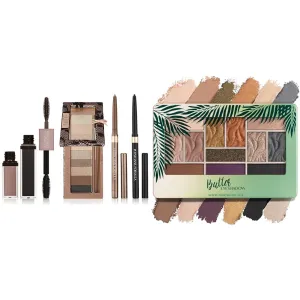 Physicians Formula Shimmer Strips Custom Eye Enhancing Kit with Eyeshadow, Eyeliner & Mascara, Nude & Murumuru Butter Eyeshadow Palette, Dermatologist Approved, Sultry Nights