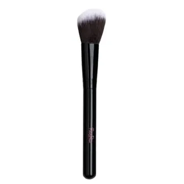 Pink Dust Contour and Blush Brush for Makeup - Angled Makeup Brush for Blush & Contour - Perfect for Face Contouring and Highlighting with Creams and Powders