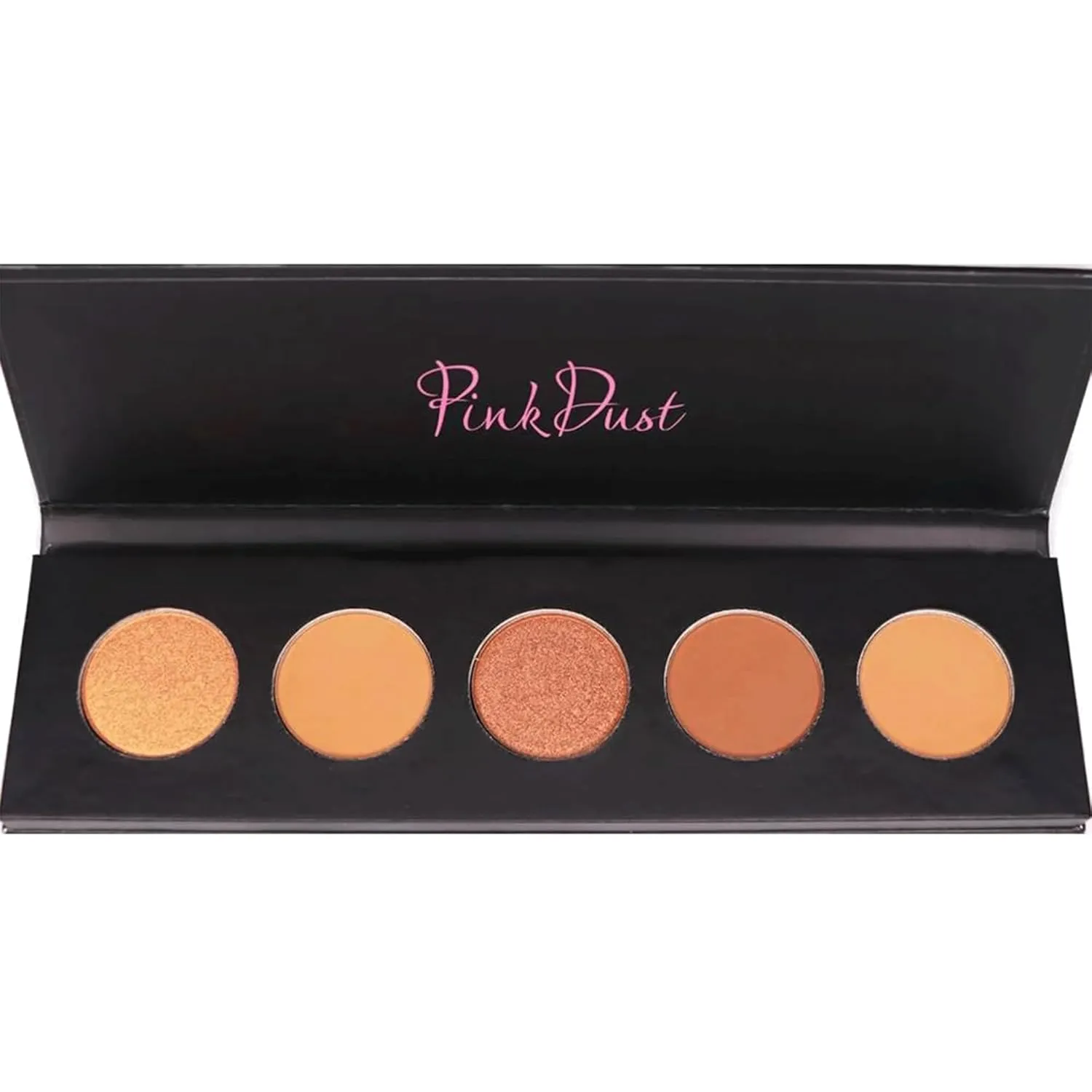 Pink Dust Fierce Palette Matte Shimmer Eyeshadow Palette Makeup Kit | 5 Color Highly Pigmented Long Lasting Colorful Eyeshadow Palettes | Natural Neutral Nude & Waterproof Eye Shadow Makeup Palettes