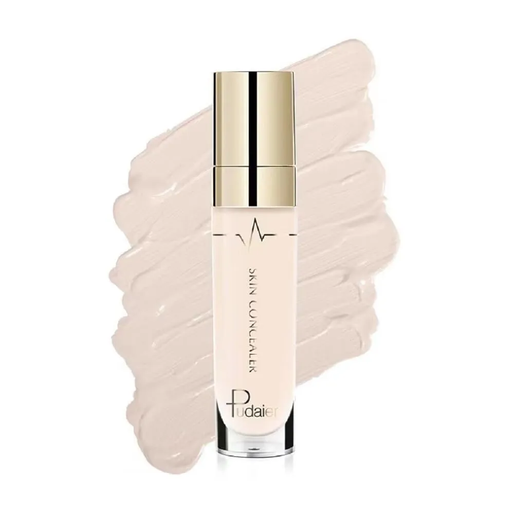 Popular Pudaiier Makeup Concealer Waterproof Full Coverage Creamy Matte Concealer with Vitamin E for Dark Circles, Pores, Acne Scars, (1)
