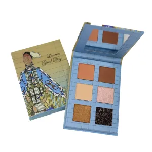 PRADOS BEAUTY Mother Earth Eyeshadow Palette x Lauren Good Day 6 Pan Eyeshadow Palette Neutral with Mattes, Shimmers, Glitter and Duochrome