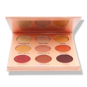 Pretty Doll Beauty Neutural Matte Eyeshadow Palette " Nudes Only" Pigmented Colors, Long Lasting, Warm, Neutral Tones, Versatile Color Day to Night. Soft Cream Eyeshadow Palette