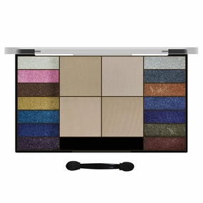 Pretty Eye Eyeshadow Palette Pigmented Colors | Long Wearing And Easily Blendable Eye Makeup Palette | Multicolor - 35Gm | Shimmery & Glitter Finish (Skin)
