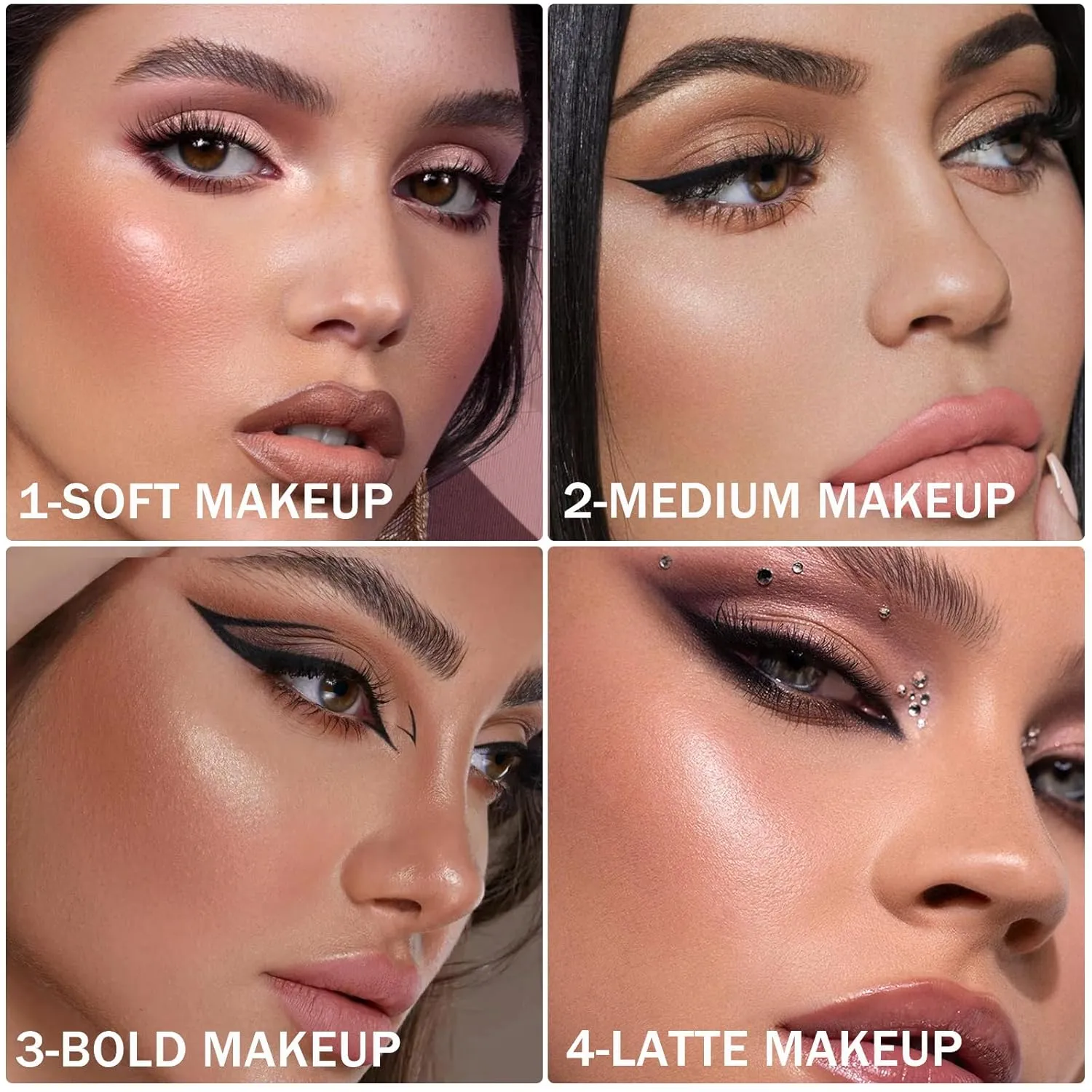 PROFESSIONAL MAKEUP Long Lasting Waterproof Eyeshadow Palette 11 Ultra-pigmented Shimmer & Matte Shades and Naked & Brown Warm Neutral makeup palette with Mirror - Blendable Multi-Purpose