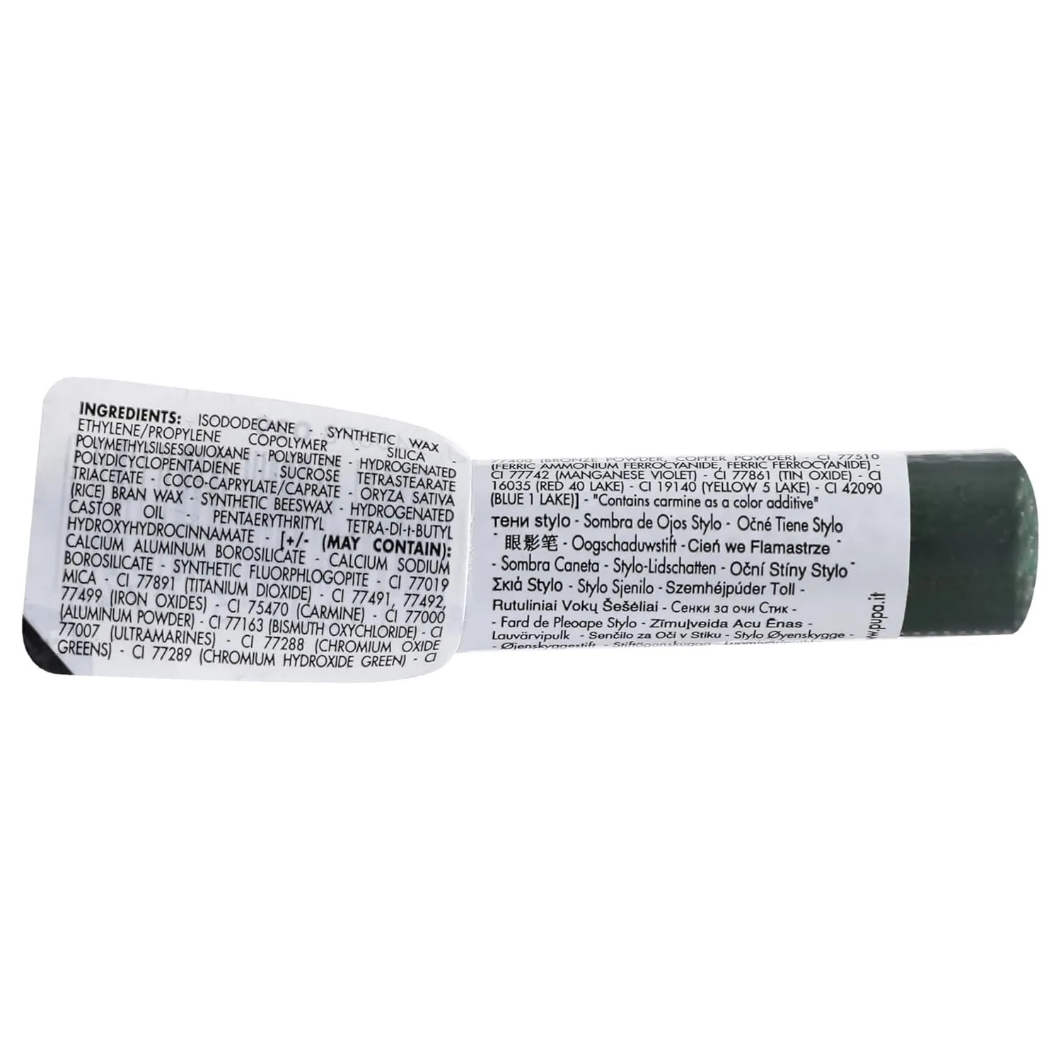 Pupa Milano Made To Last Waterproof Eyeshadow - Long Wear, Pigmented Cream Shadow Stick - Smudge Proof, Easy Blending Formula - Satin, Pearl, and Metallic Shades - 029 Seaweed - 0.049 oz