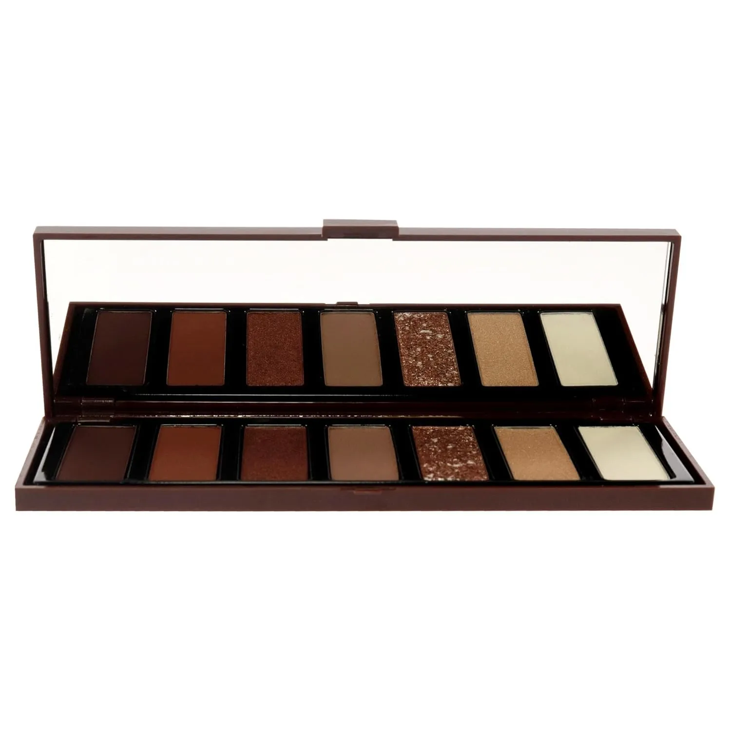 Pupa Milano Zero Calorie Chocolate Eyeshadow Palette 001 Spicy Chocolate - 7-Shade Shadow Collection with Matte, Satin, and Metallic Colors - High Pigment Formula - Soft, Blendable Texture - 0.329 oz