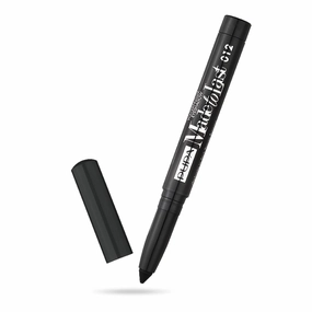Pupa Milano Made To Last Waterproof Eyeshadow - Long Wear, Pigmented Cream Shadow Stick - Smudge Proof, Easy Blending Formula - Satin, Pearl, and Metallic Shades - 012 Extra Black - 0.049 oz