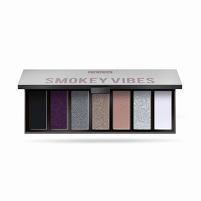 Pupa Milano Make Up Stories Eyeshadow Palette 002 Smokey Vibes - 7-Shade Shadow Collection with Matte, Satin, and Metallic Color Options - High Pigment Formula - Soft, Blendable Texture - 0.469 oz
