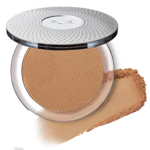 PUR Beauty 4-in-1 Pressed Mineral Makeup Powder Foundation with SPF 15 - Concealer & Finishing Compact Pressed Powder for Face - Buildable Medium to Full Coverage Foundation Powder