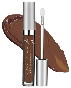 PUR Beauty 4-in-1 Sculpting Concealer for Women - Conceals, Brightens, Plumps & Corrects - Hydrating & Moisturizing Makeup Concealer with Medium to Full Coverage for Dark Circles