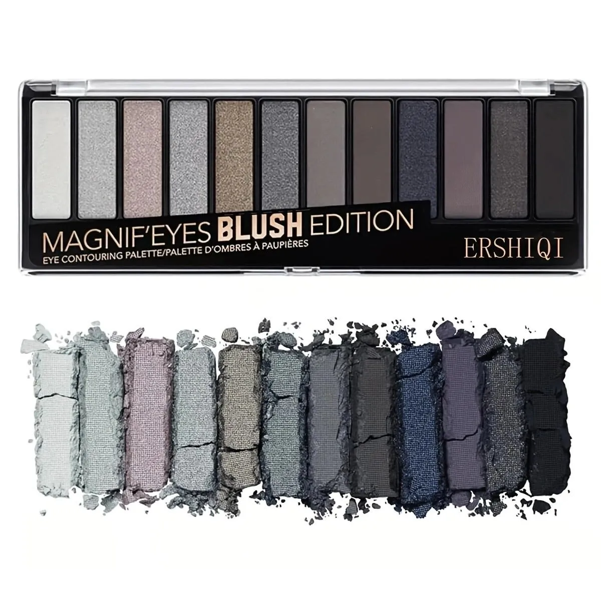 Purple Pink Glitter Eyeshadow Palette, 12 Colors Shimmer High Pigmented Eyeshadow Powder,Dream Purple Pink Eyeshadow Palette Makeup Colorful Lasting Waterproof Eyeshadow Palette for Girl Women (4)