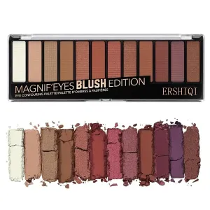 Purple Pink Glitter Eyeshadow Palette, 12 Colors Shimmer High Pigmented Eyeshadow Powder,Dream Purple Pink Eyeshadow Palette Makeup Colorful Lasting Waterproof Eyeshadow Palette for Girl Women (4)