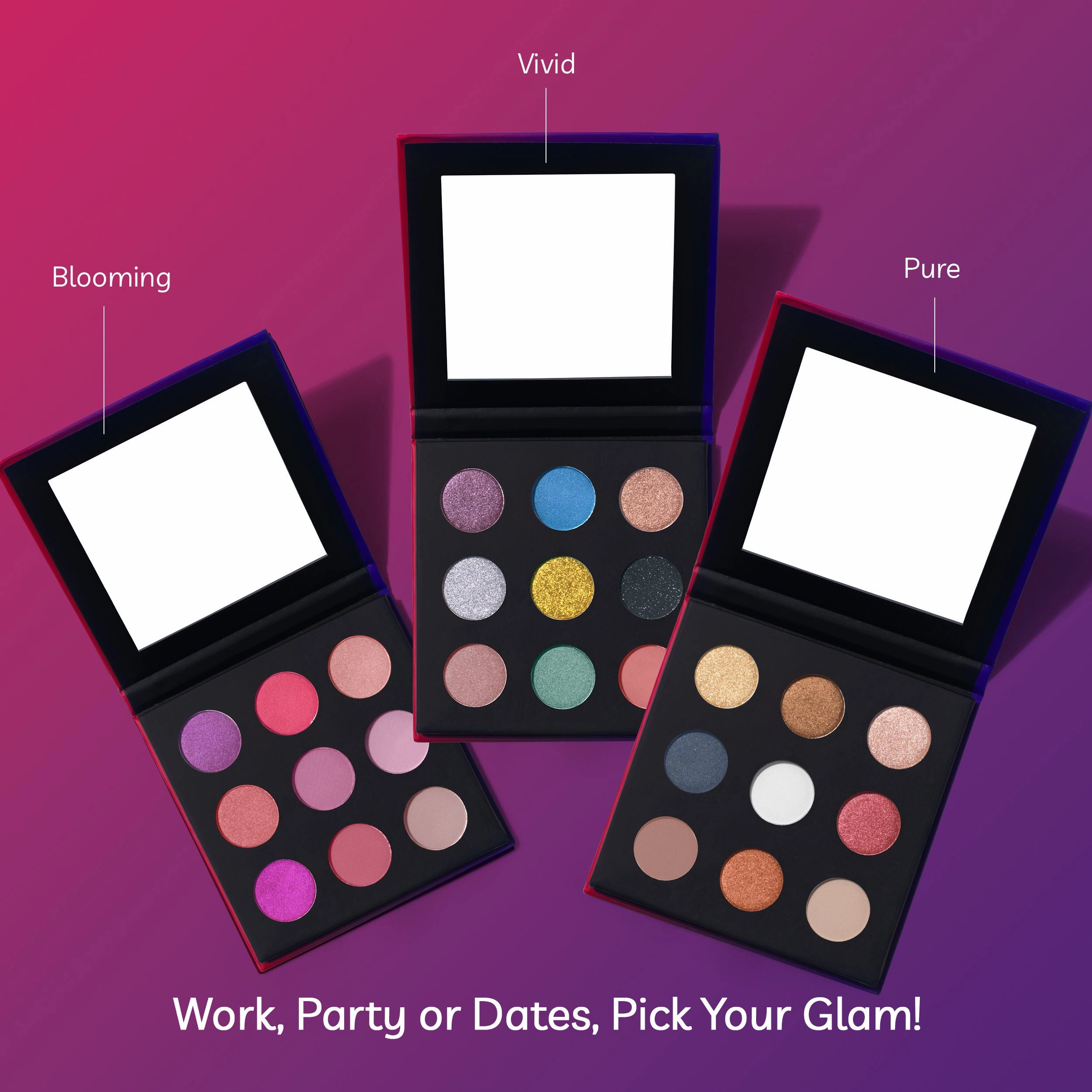 Purplle Crescent Eyeshadow Palette - Blooming | Lilac | High Pigmentation | Highly Blendable | Matte | Shimmer | Long lasting