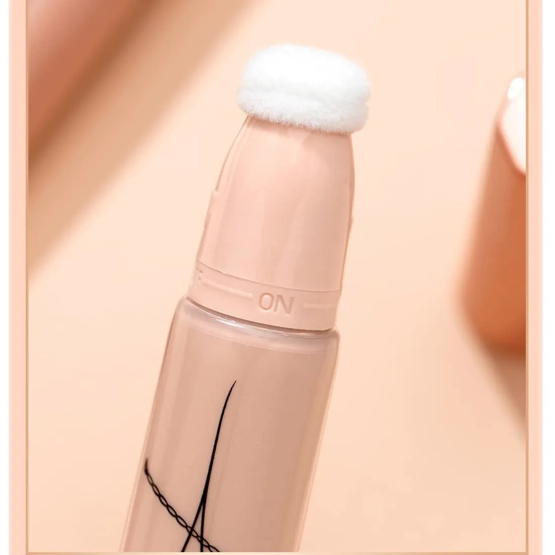 QiBest Air Cushion Waterproof liquid foundation Fully Covers Black Eyes concealer Matte Covers Invisible Pores Long term Natural Moisturizing Pure Essence Zero Cruel Women's Face Makeup Smooth and Light (D)