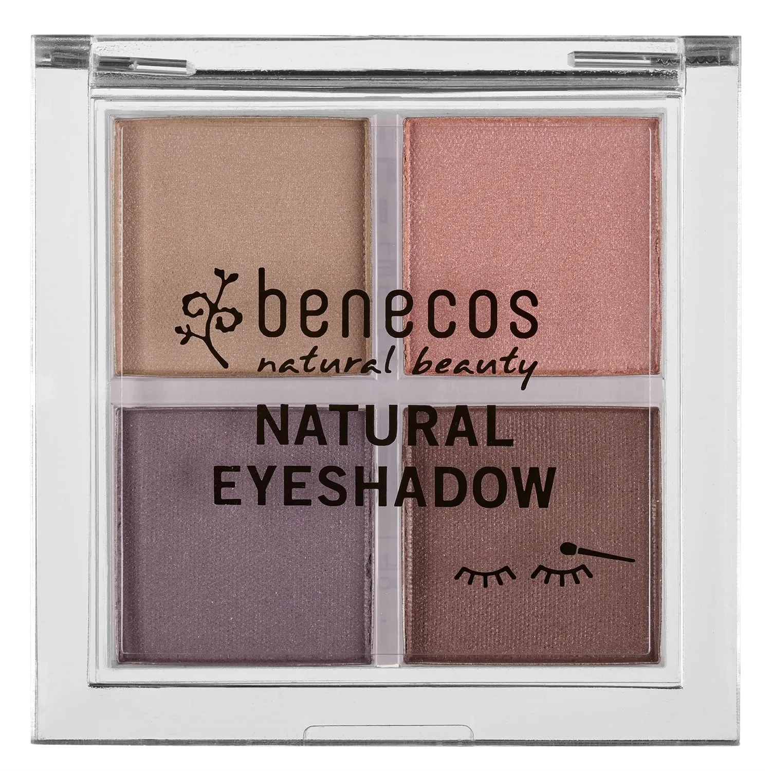 Quattro, Eyeshadow Palette, Matte and Shimmering, Long-Lasting, Smudge-Free, Natural Eye Shadow Makeup (Beautiful Eyes)