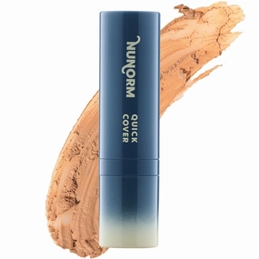 Quick Cover Stick | Lightweight Foundation   Concealer For Men's Skin | Face   Body | 17 Shades | Instantly Covers Blemishes | Natural Matte Finish | Cruelty-Free   Vegan | Portable (Bronze)