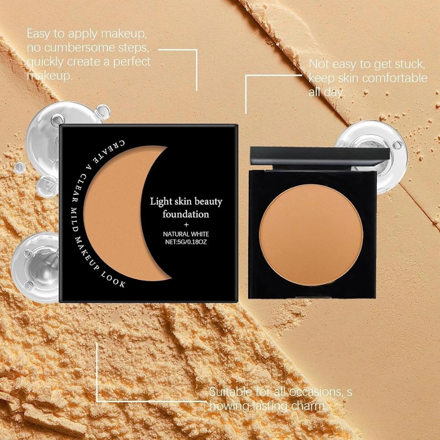 Remainder Under Eye Concealer, Reveal Radiant Eyes Concealer, Remainderh Under Eye Brightener, Conceal & Brighten Dark Circles, Under Eye Corrector, Long-Lasting Moisturizing (Ivory Natural)