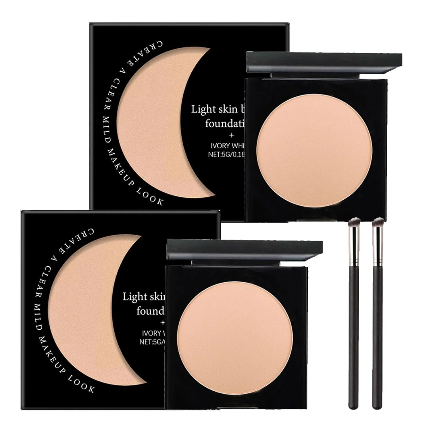 Reveal Radiant Eyes Under Eye Brightener, Conceal & Brighten Dark Circles, Remainderh Under Eye Corrector, Light Skin Beauty Foundation, Moisturizing Full Coverage Under Eye Concealer (Ivory)
