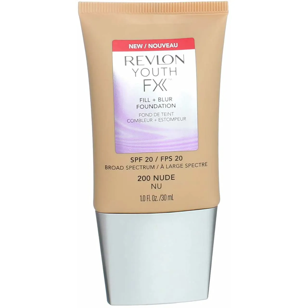 Revlon Youth Fx Fill   Blur Foundation, Nude, 1 Fluid Ounce