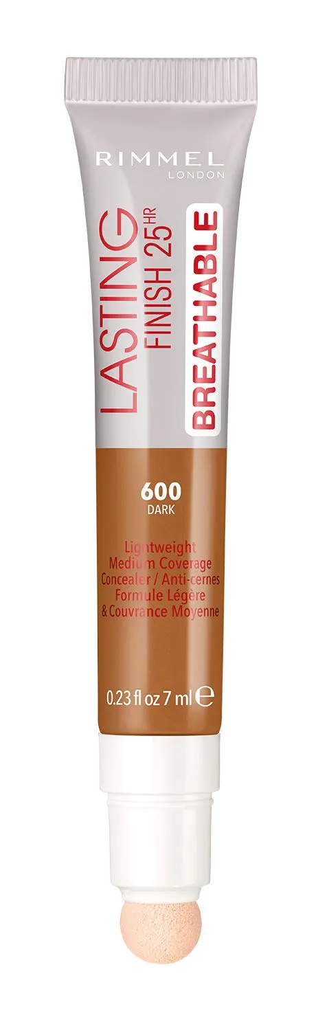 Rimmel Lasting Finish Breathable Concealer, Dark, 0.23 Fl Oz, Pack of 2