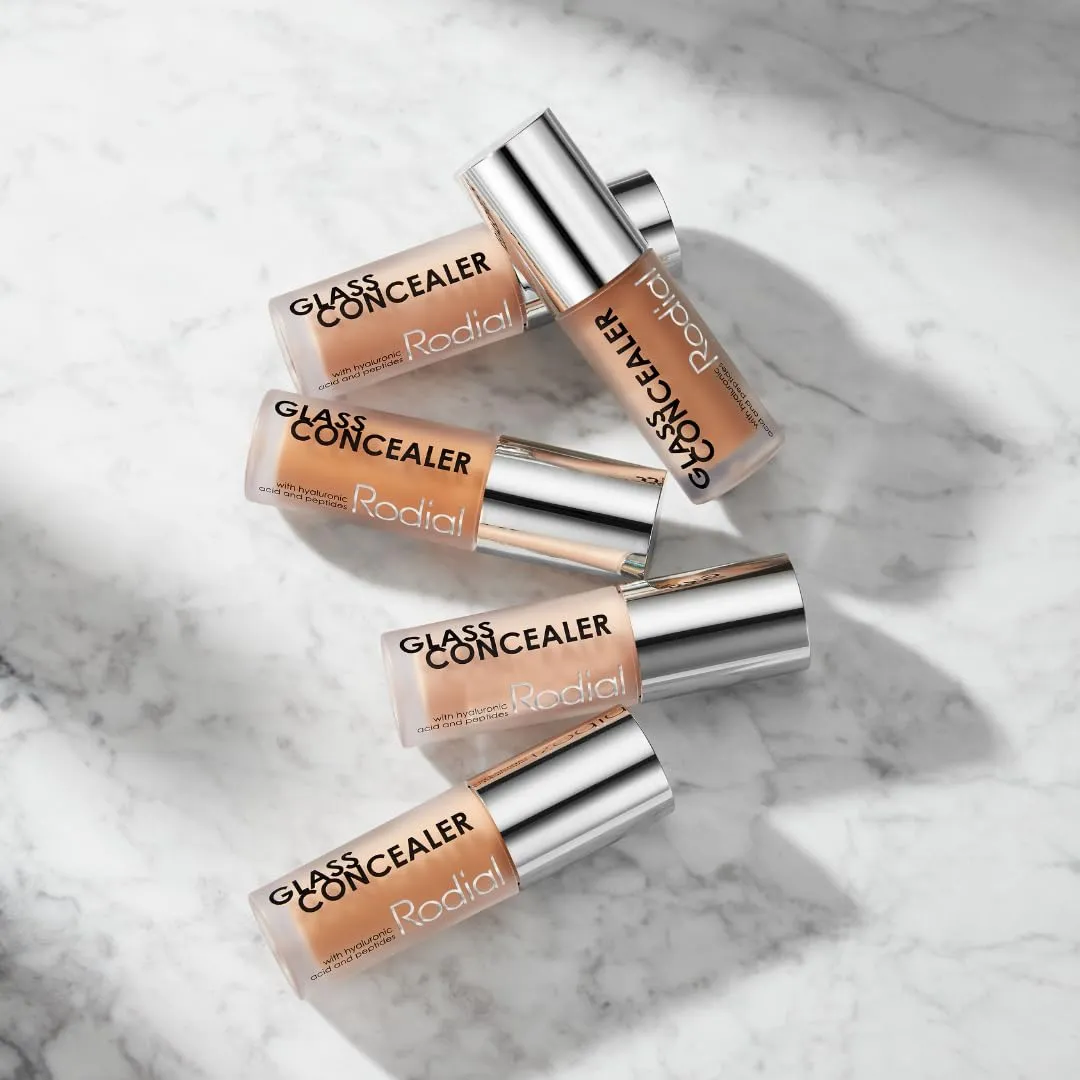 Rodial Glass Concealer Shade 2 - Luminous, Full-Coverage Cream with Peptides and Antioxidants for Flawless Skin, 0.1 fl. oz.