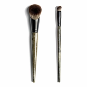 Rose and Ben Beauty Foundation & Concealer Brush Set | Professional Blending Brushes for Liquid & Cream Makeup | Flawless, Streak-Free, High-Coverage Finish | Cruelty-Free, Vegan Fibers