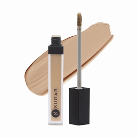 S U G A R Cosmetics Full Coverage Concealer, Matte, Waterproof, 0.29 fl oz - 30 Chococcino (Medium Warm Undertone)