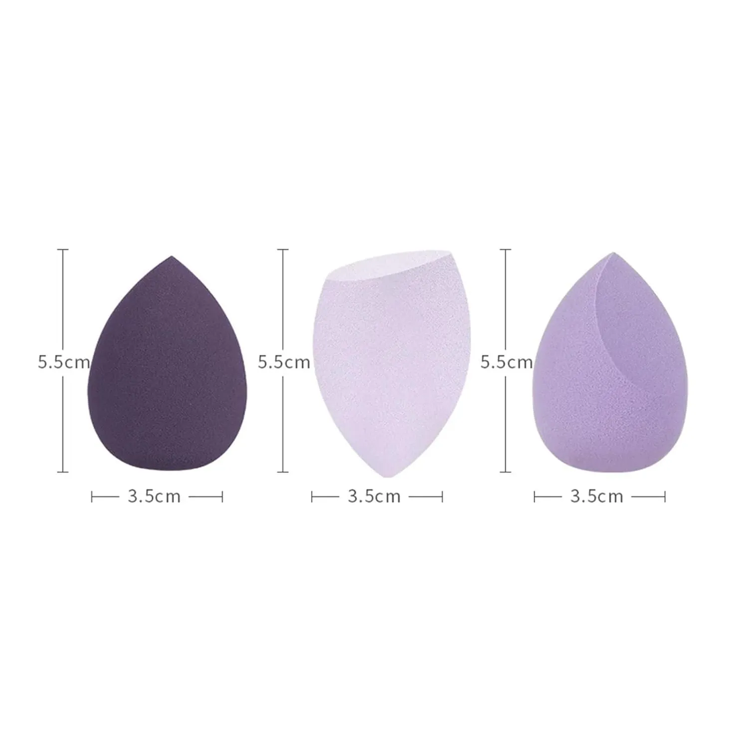 SBTRKT 1/4/8pcs Makeup Sponge Blender Beauty Egg Blow Cosmetic Soft Foundation Sponges Powder Blow Female Make Up Accessories Beauty To (Color : 4pcs-green)