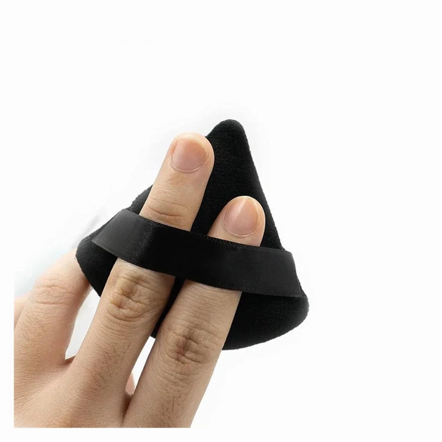 SBTRKT 1-12Pcs Triangle Velvet Powder Puff Flours Mini Face Makeup Sponge Cosmetics Soft Cotton Face Powder Puff Lightweight Washable (Color : 6Pcs-Pink)