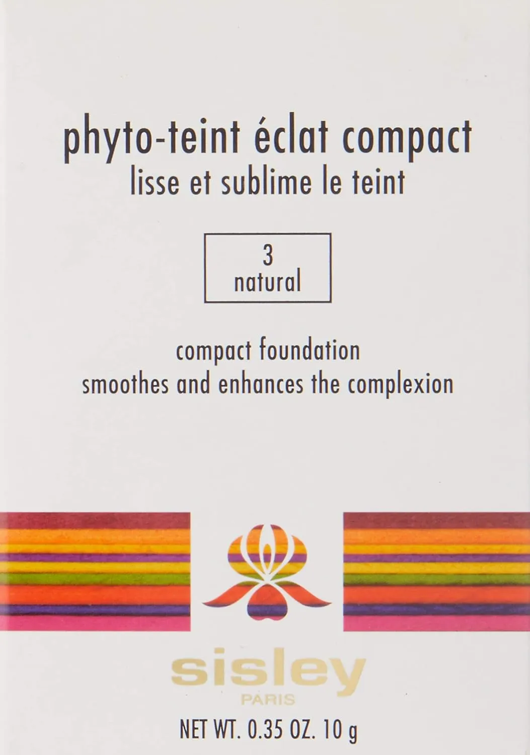 Sisley Phyto-Teint Eclat Compact Foundation for Women, 3/Natural, 0.1 Ounce