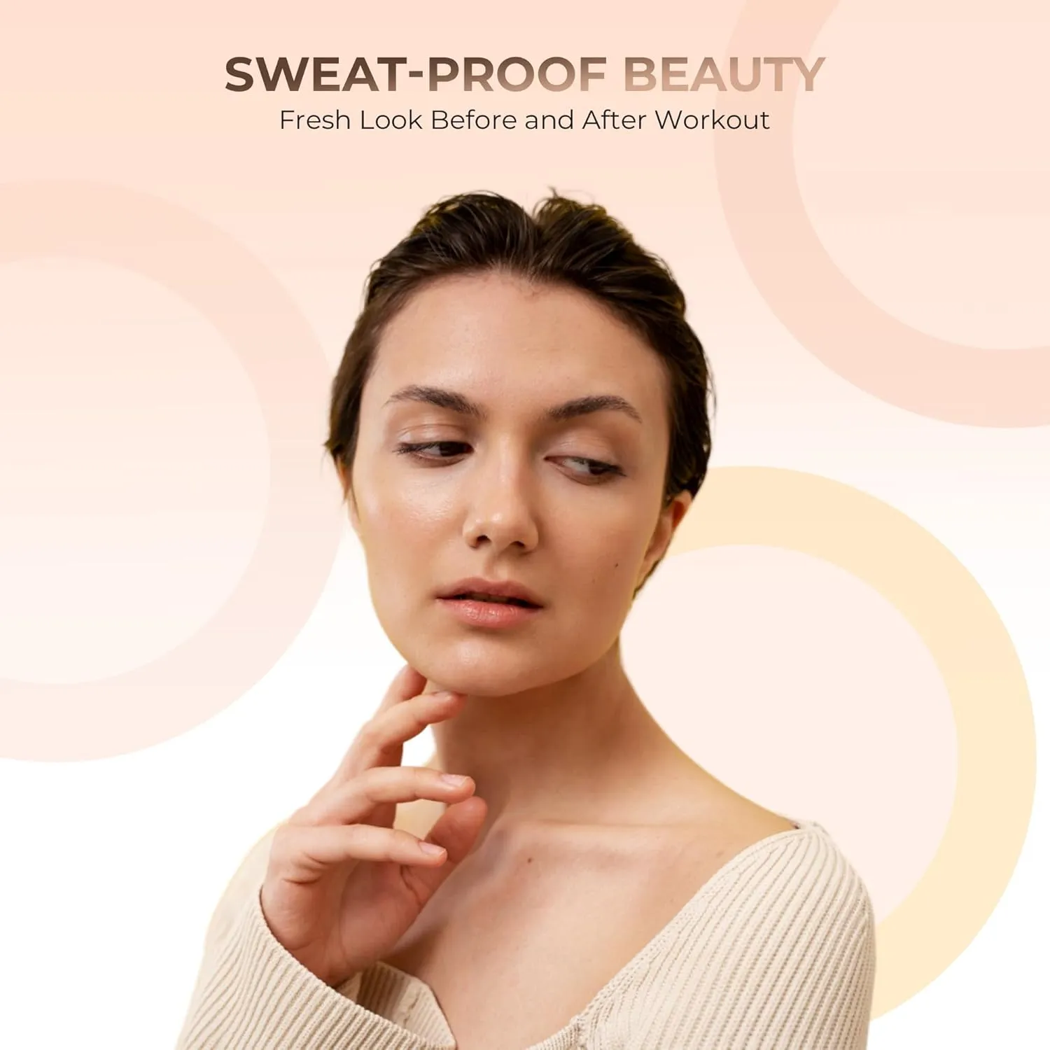 (SPF 30) (7 PC) (20Gms)(Warm Neutral Shade Makeup Kit with FACE Brush) Includes Foundation Makeup Powder, Medium Concealer Powder, Peach Blush, Bronzer Powder, Primer Powder, White Finishing Powder