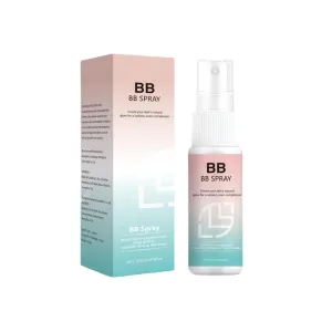 Spray BB Cream - Concealer Brighten Whitening Moisturizing Base Face Foundation Lightweight, Multi-Function, High Coverage Makeup 20ml