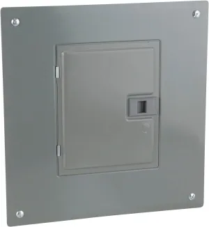 Square D - HOM816M100PC Homeline 100 Amp 8-Space 16-Circuit Indoor Main Breaker Load Center with Cover (Plug-on Neutral Ready), , Grey