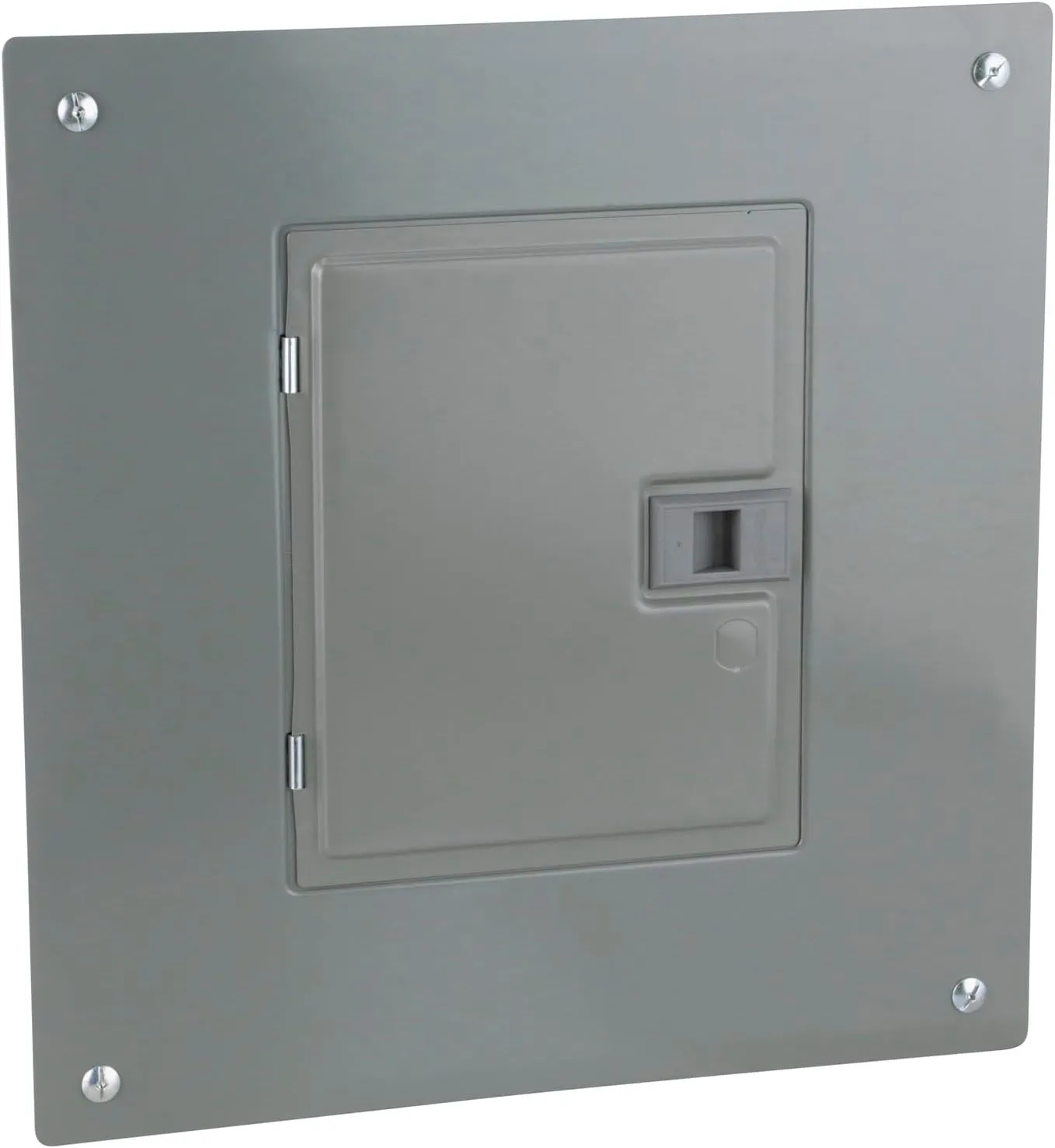 Square D - HOM816M100PC Homeline 100 Amp 8-Space 16-Circuit Indoor Main Breaker Load Center with Cover (Plug-on Neutral Ready), , Grey