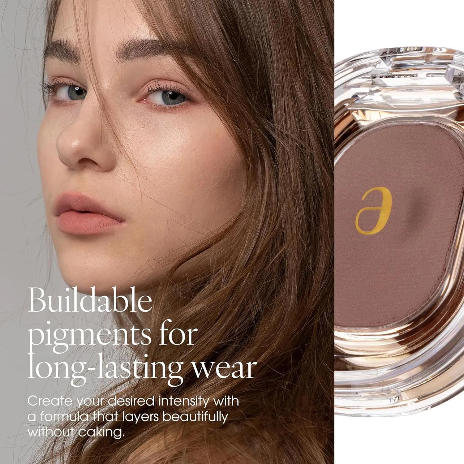 STEP BASIC 221 ROSE BROWN, Longwear Eyeshadow Single, High-Pigment Eye Shadow Compact, Smooth & Blendable Colors, Crease-free (1.7g, 0.004 oz.)