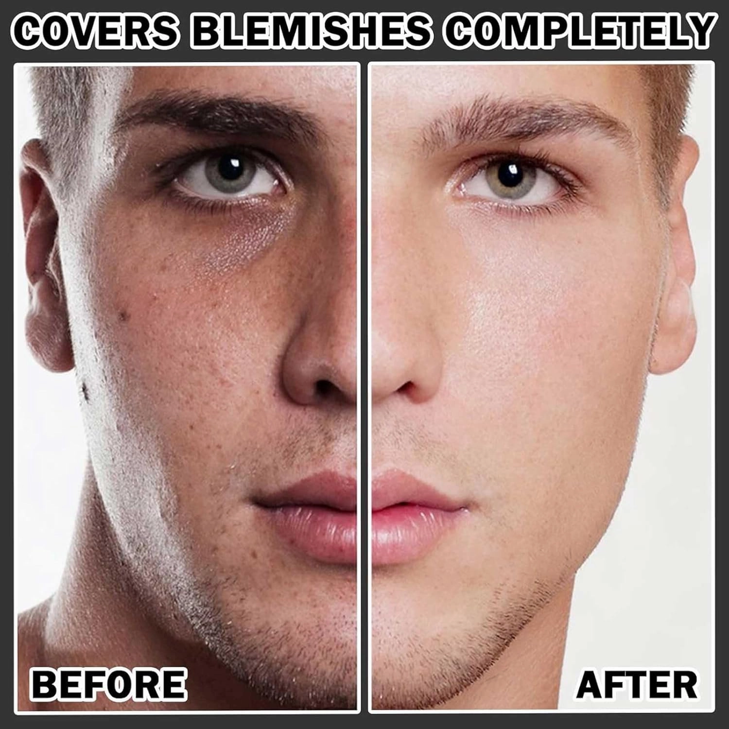Strong Concealer Mens Multi-Effect Face Cream, Men's Makeup Cream, Men Tone Up Face Cream, Men Brighten Face Cream, Lazy Plain Face Cream, Men's Foundation, Concealer For Men (3pcs)