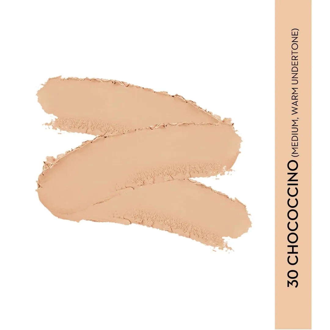 Sugar Cosmetics Ace Of Face Foundation Stick30 Chococcino (Medium, Warm Undertone) Full Coverage Waterproof Matte Finish