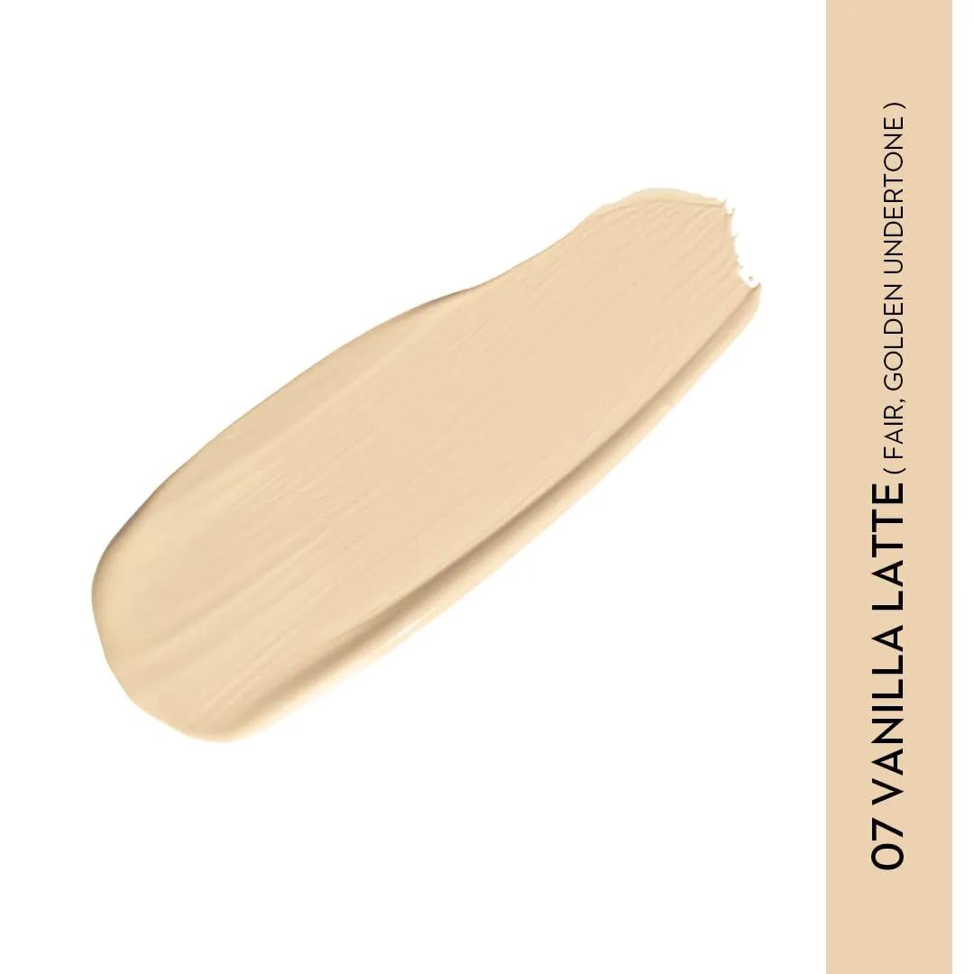 SUGAR Cosmetics Magic Wand Waterproof Concealer - 07 Vanilla (Latte Fair, Golden Undertone) Full Coverage Waterproof Longwear Formula