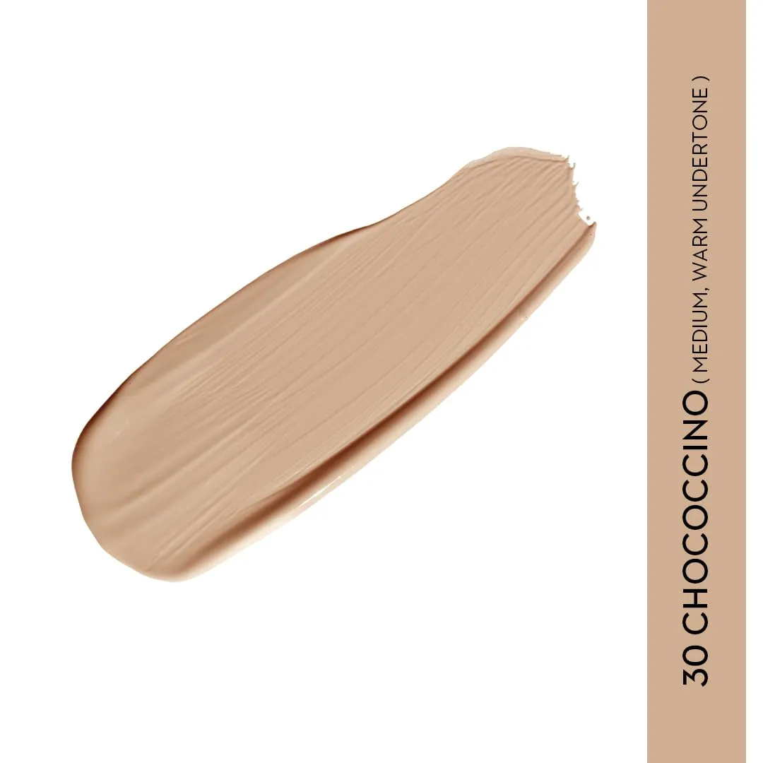 SUGAR Cosmetics Magic Wand Waterproof Concealer - 30 Chococcino (Medium, Warm Undertone) Full Coverage Waterproof Longwear Formula